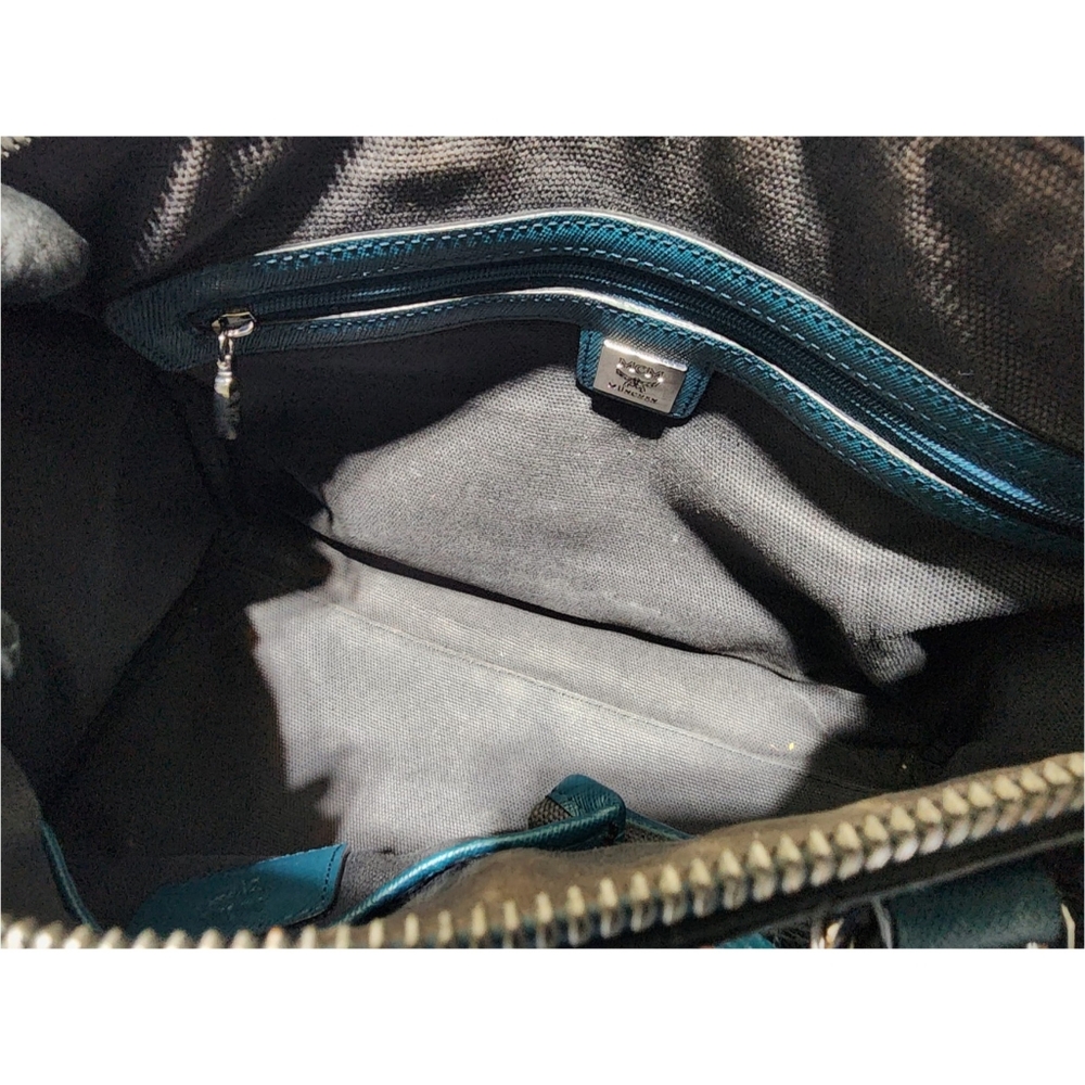 MCM Craig & Karl Snowdome Boston Bag Black/Green - Picture 15 of 16